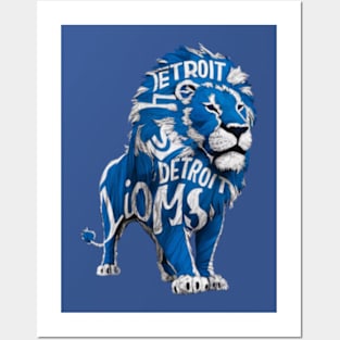 Detroit Lions Posters and Art